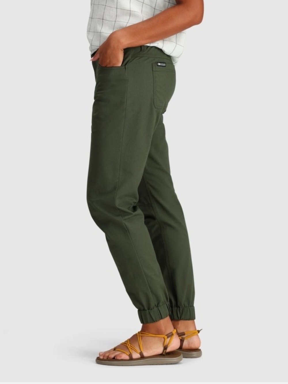 Outdoor Research Canvas Fall Athletic Hiking Olive Stretch Jogger Pants